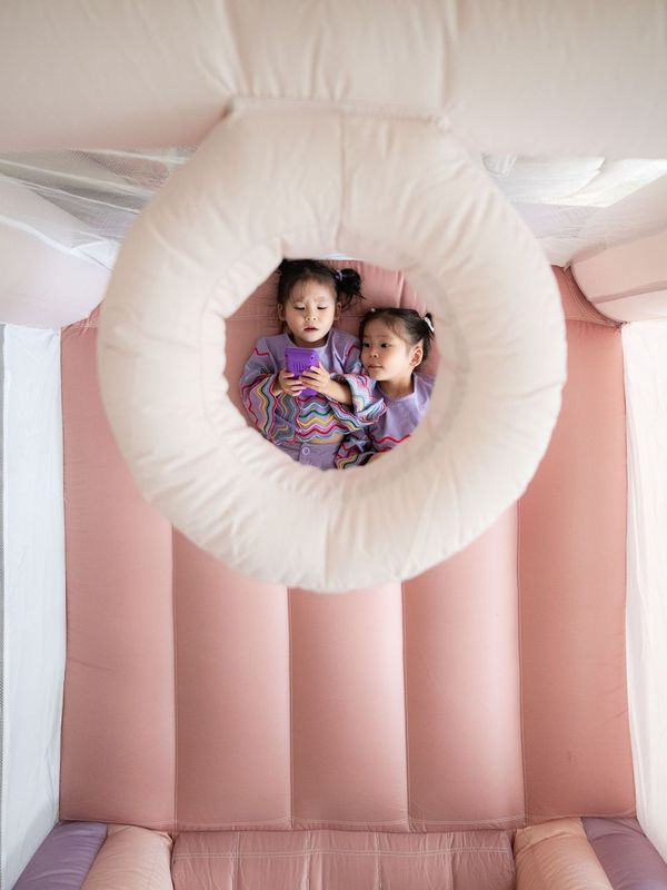 Puffie Rainbow Bounce House