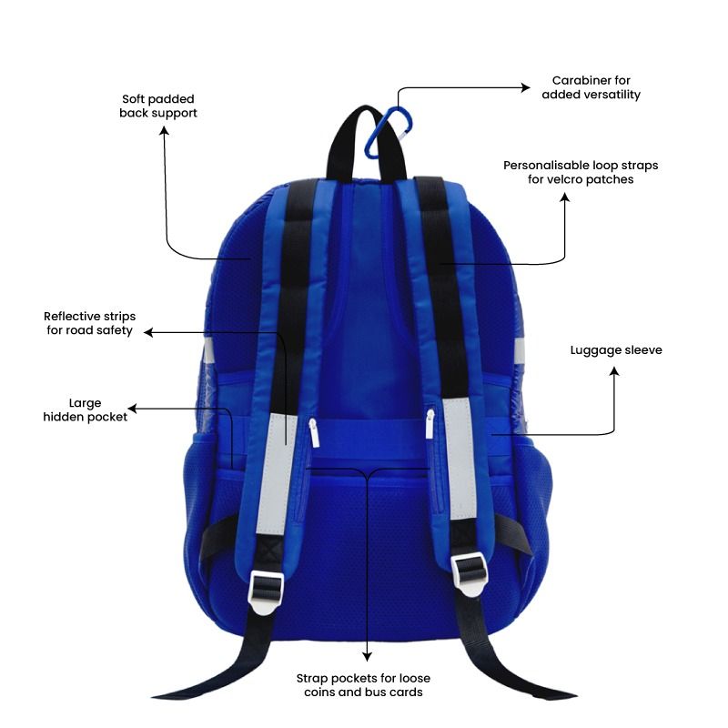 Le Petit Society Double Pocket Backpack