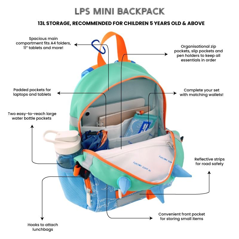 Le Petit Society Mini Backpack