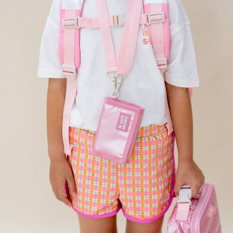 Le Petit Society Kids Wallet With Lanyard