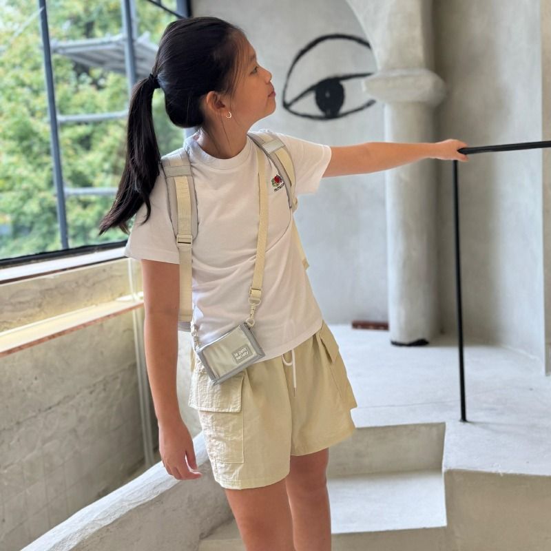 Le Petit Society Kids Wallet With Lanyard