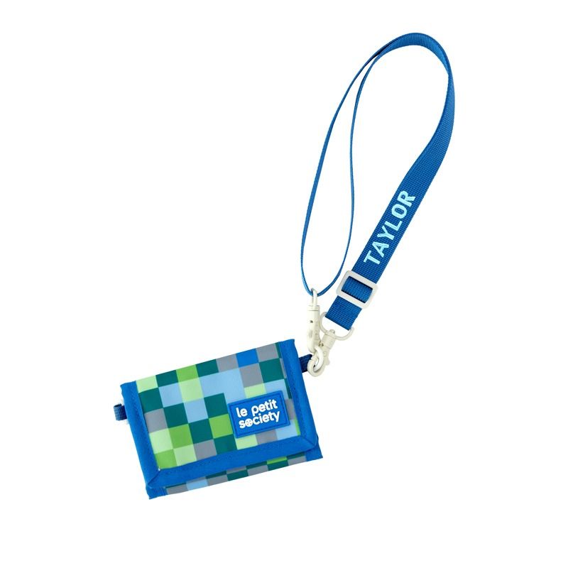 Le Petit Society Kids Wallet With Lanyard