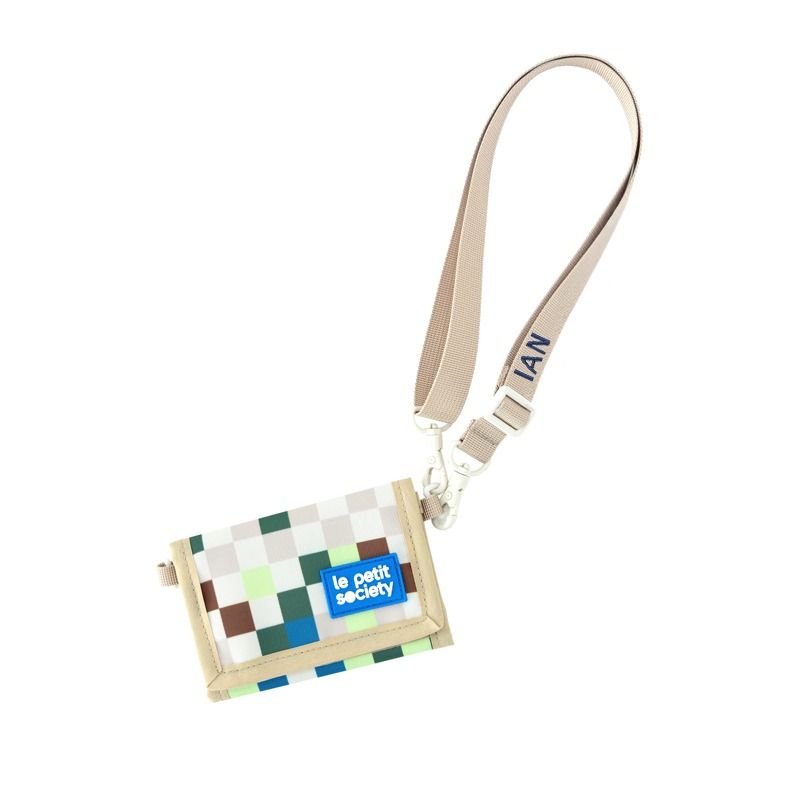 Le Petit Society Kids Wallet With Lanyard