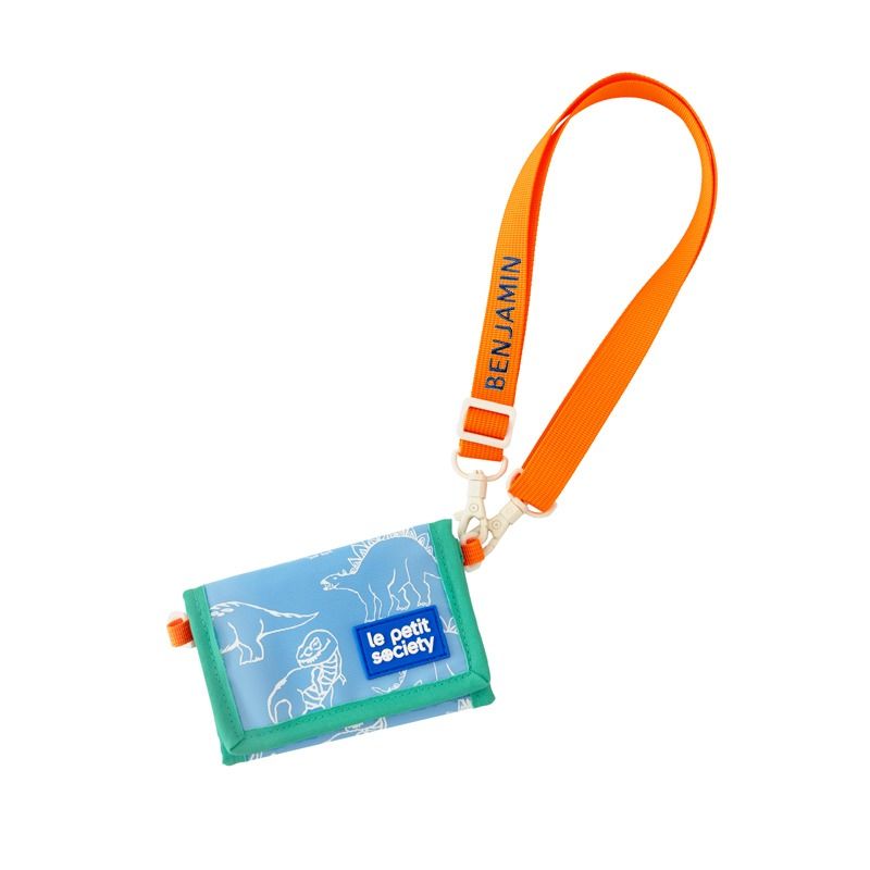 Le Petit Society Kids Wallet With Lanyard