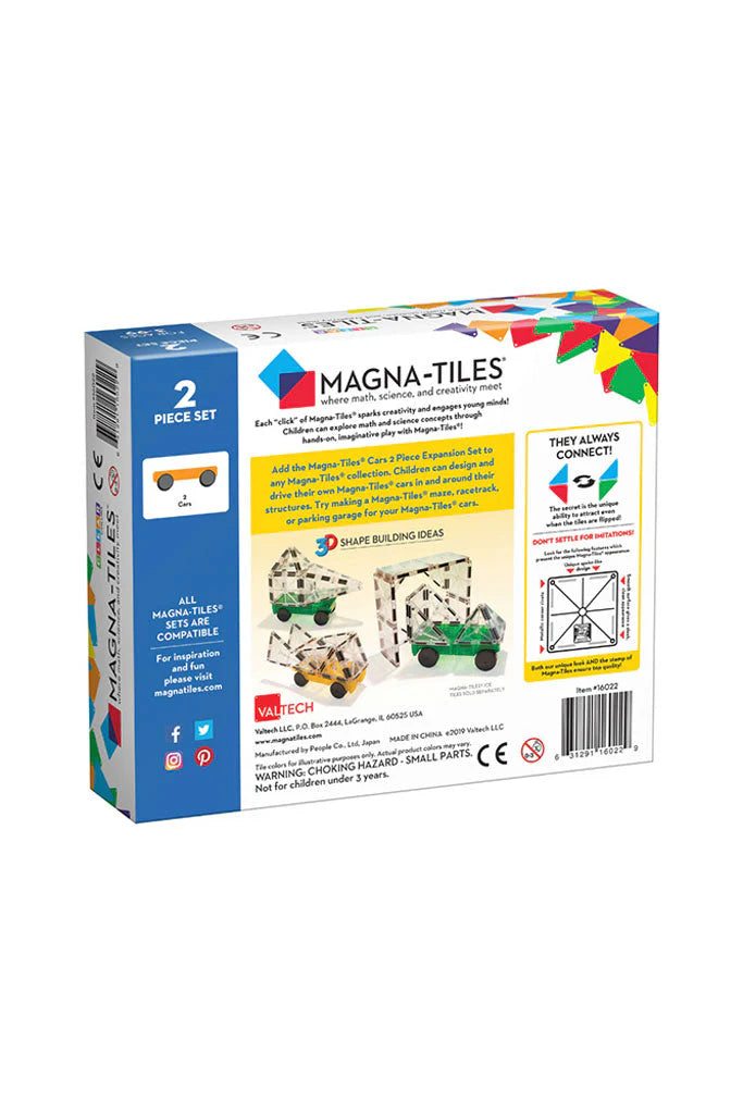 Magna-Tiles Cars 2-Piece Expansion Pack