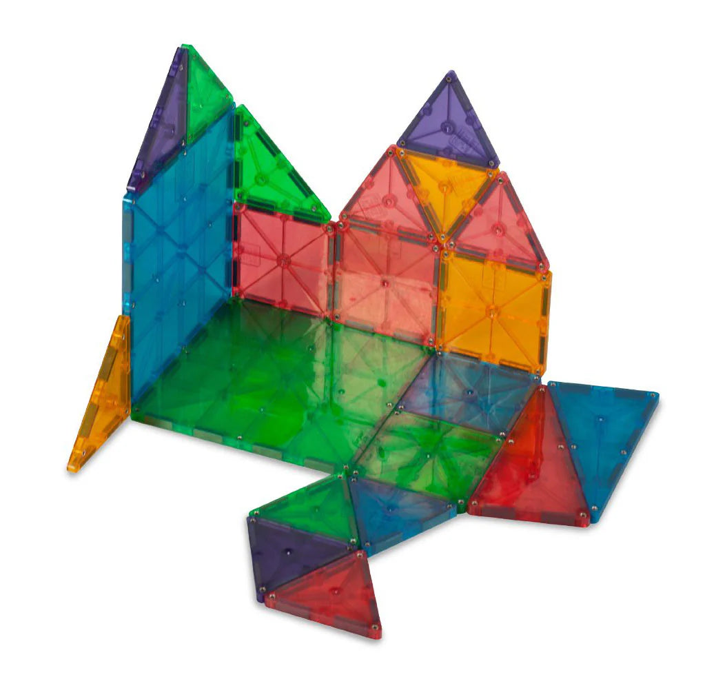 Magna-Tiles Clear Colors 100 Piece Set