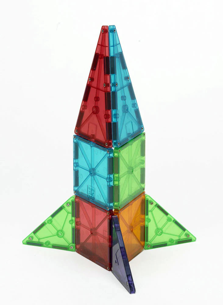 Magna-Tiles Clear Colors 100 Piece Set