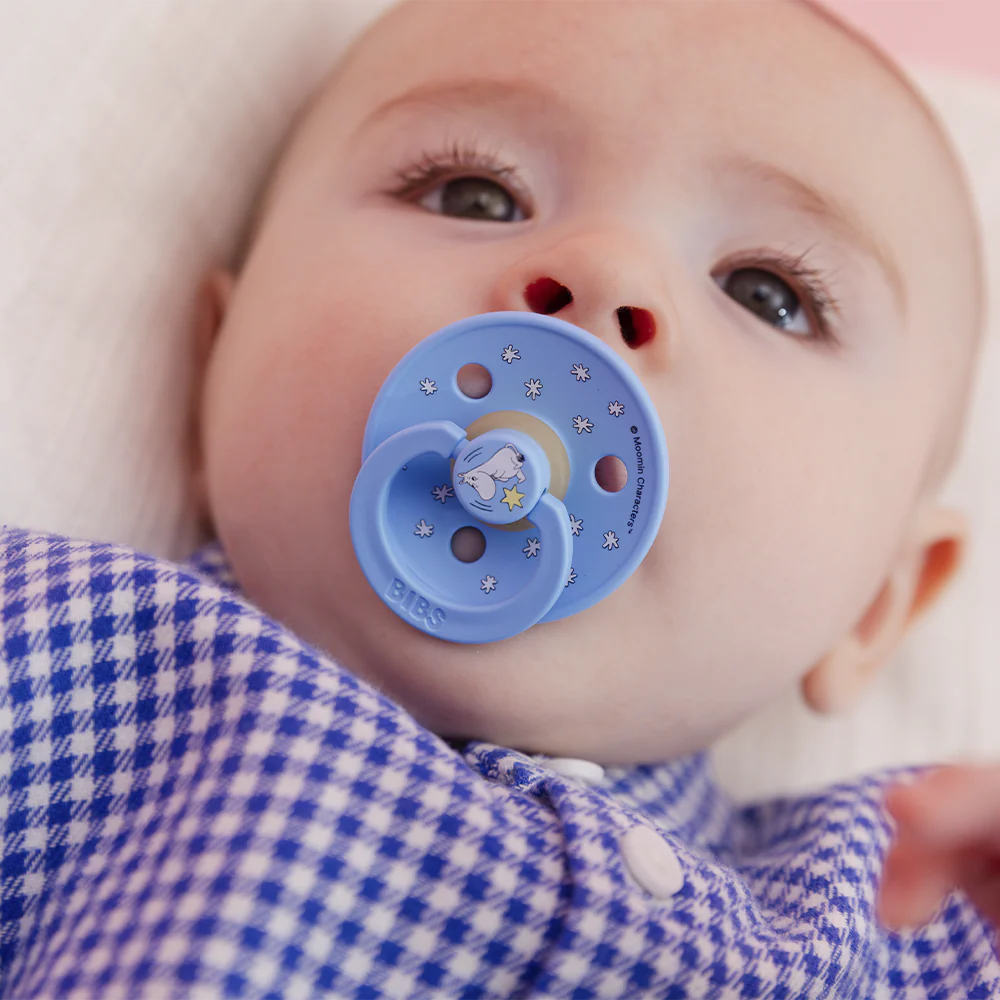 BIBS x Moomin Good Night Colour Pacifiers 2 Pack