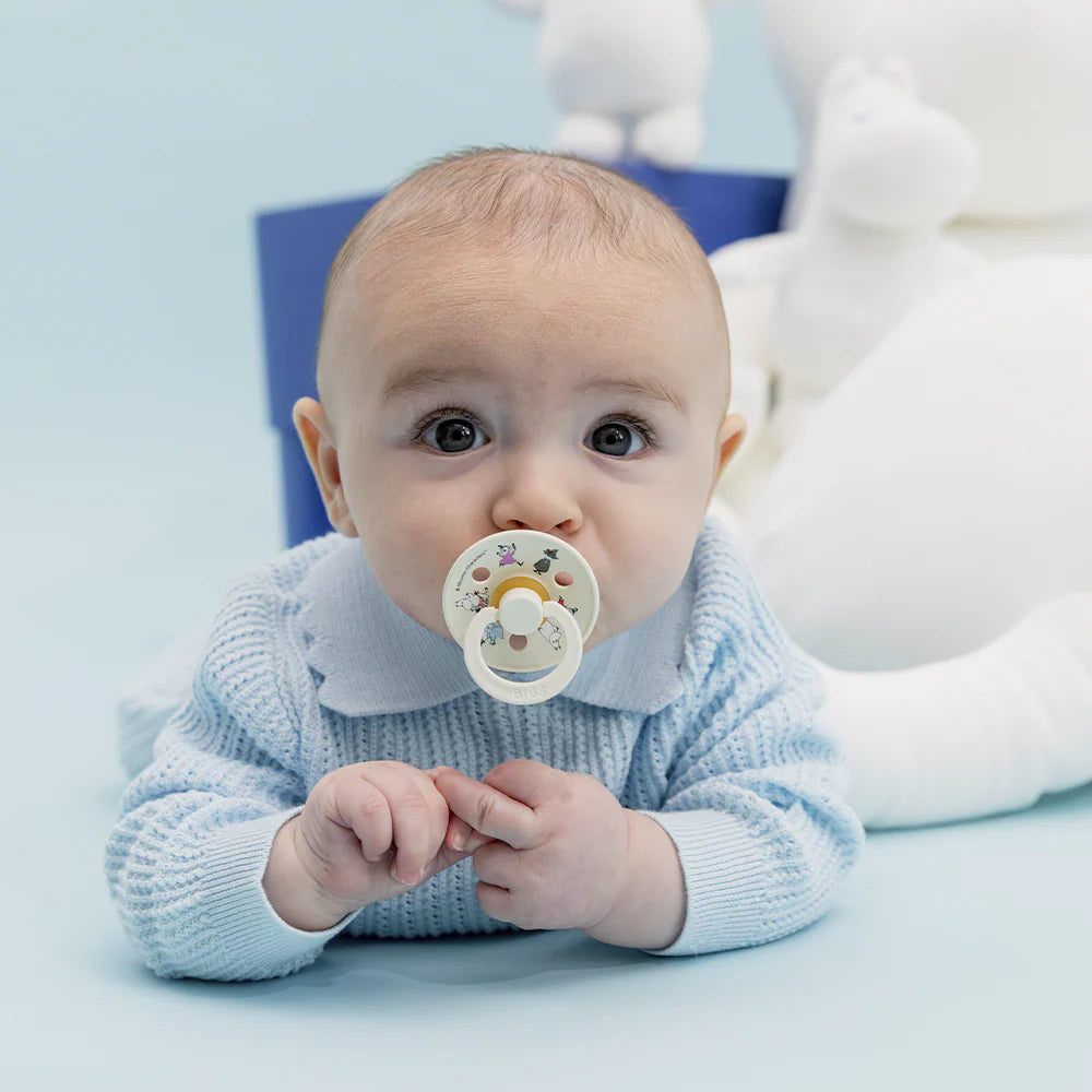 BIBS x Moomin Colour Pacifier & Loop Clip Gift Set
