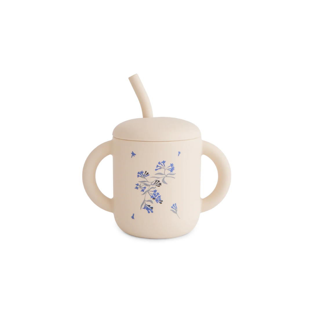 Mushie Silicone Training Cup + Straw