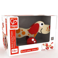 Hape Walk-A-Long Puppy Pull Toy