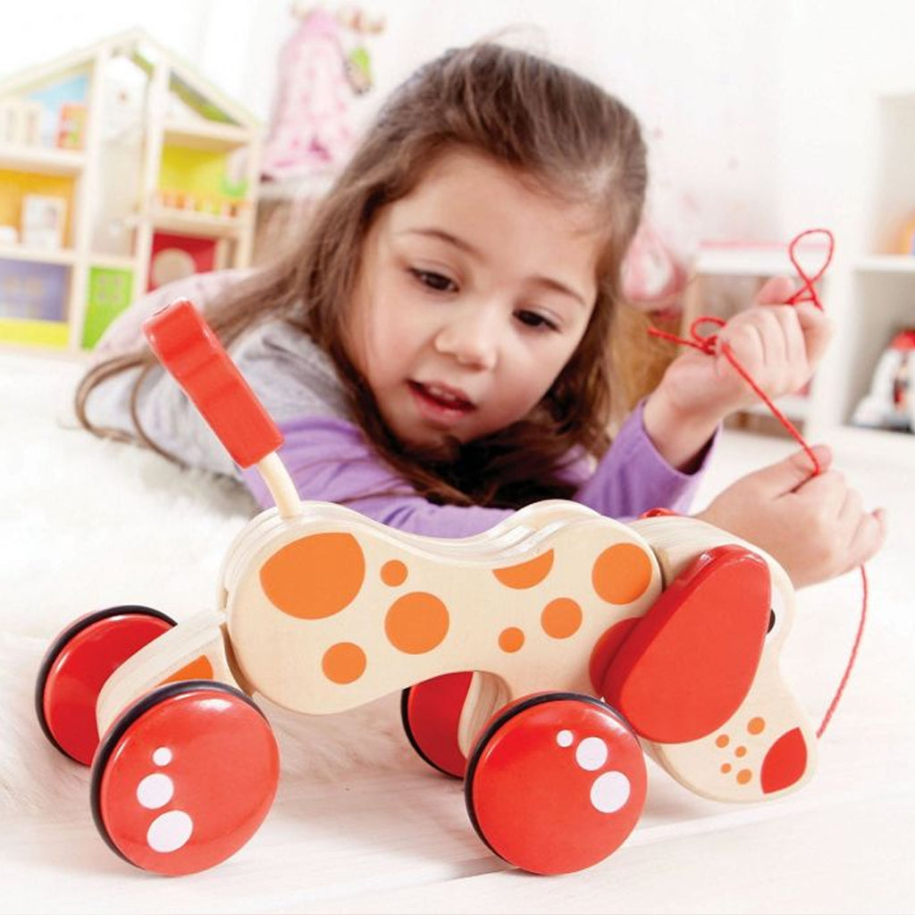 Hape Walk-A-Long Puppy Pull Toy