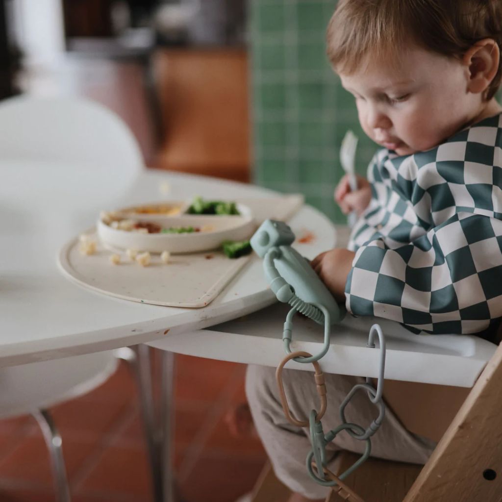 Mushie Robot Rattle Teether