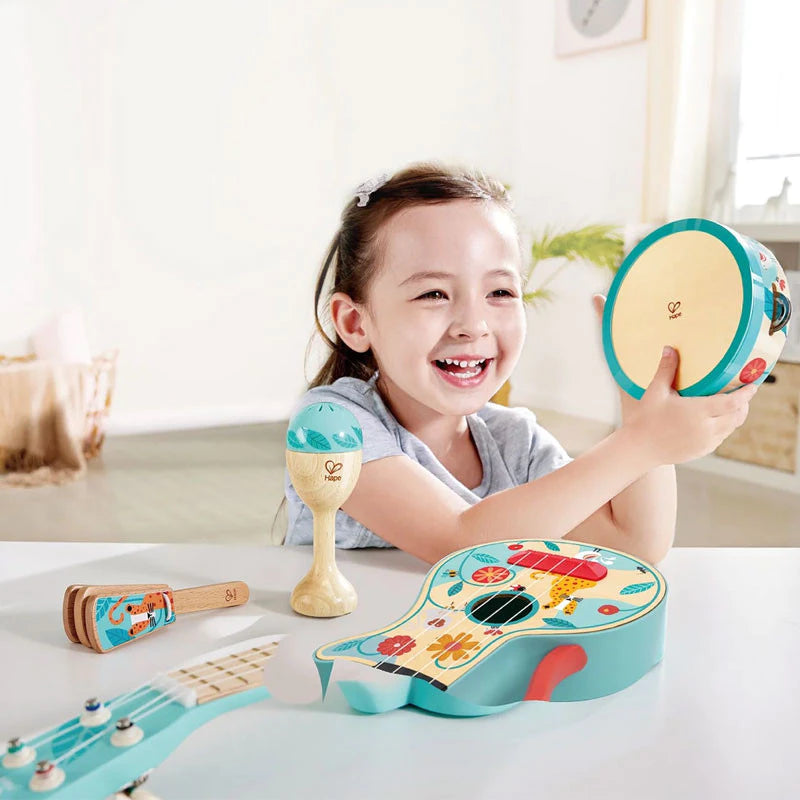 Hape 4-In-1 Ukulele Set