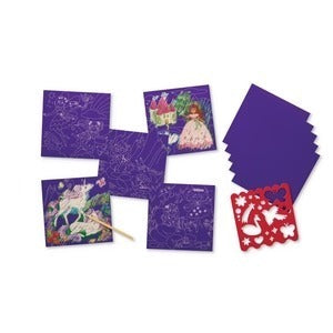 Crocodile Creek Sparkle Scratch Art -Magical Friends (New)