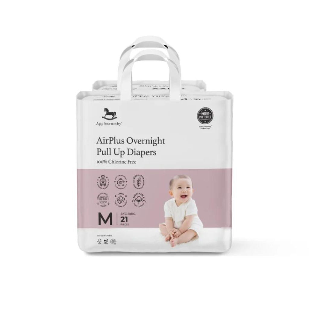 Applecrumby® Airplus Overnight Pull Up Night Diapers (Mini, 1 Carton)