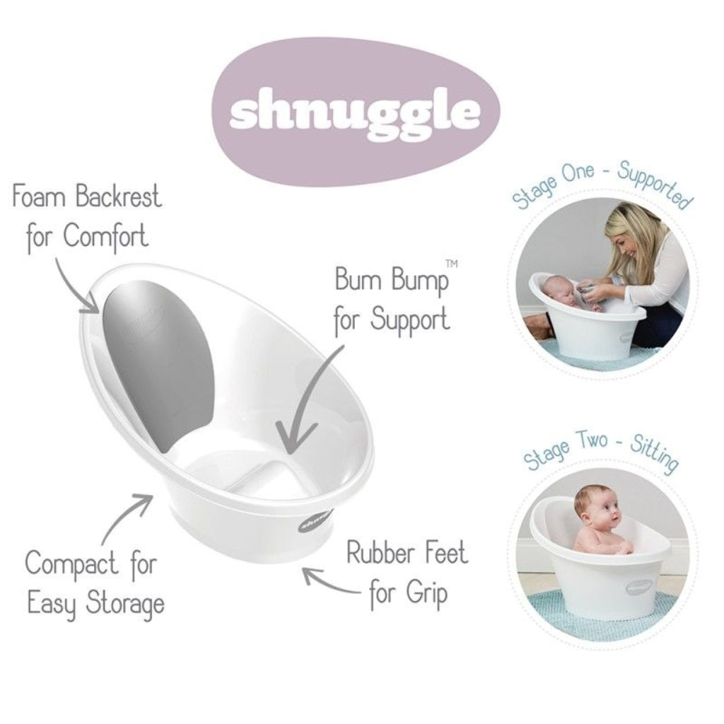 Shnuggle Bath with Plug Eucalyptus