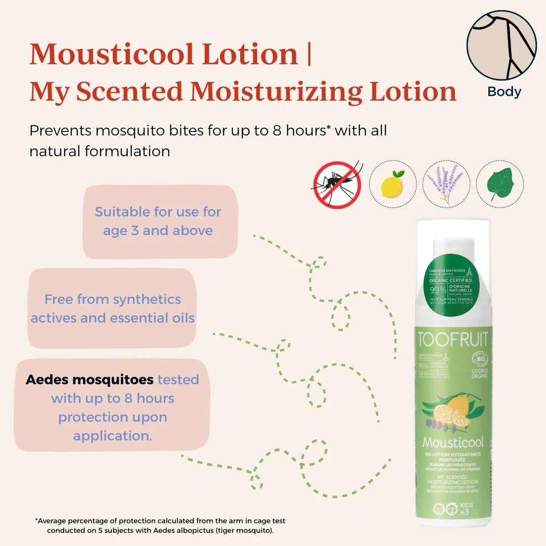 Toofruit Mousticool | Anti-Mosquito Lotion
