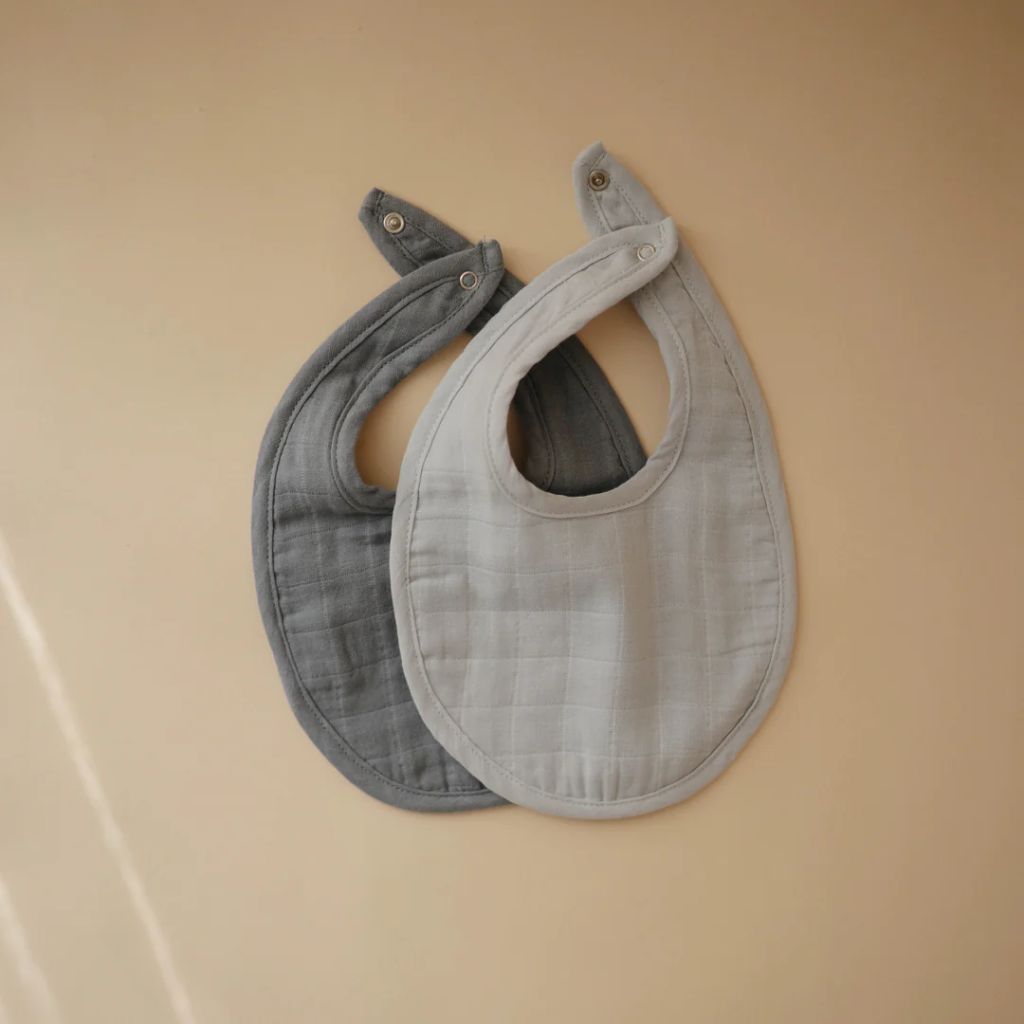 Mushie Muslin Bib 2-Pack