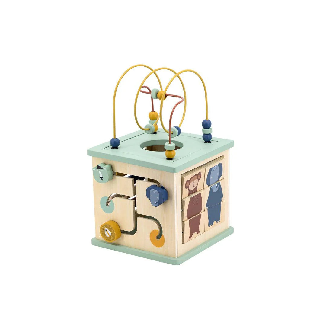Trixie Wooden 5-In-1 Activity Cube