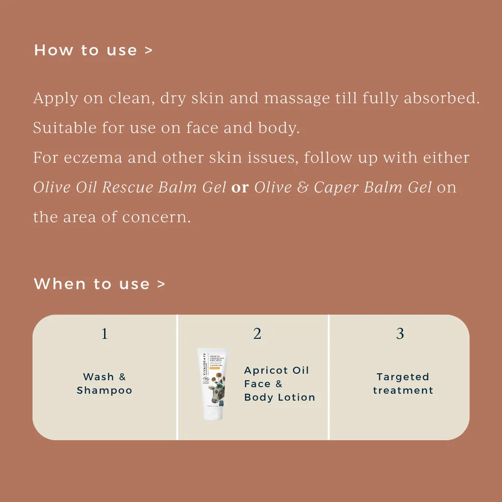Vivaiodays Apricot Oil Face & Body Lotion (100ml)
