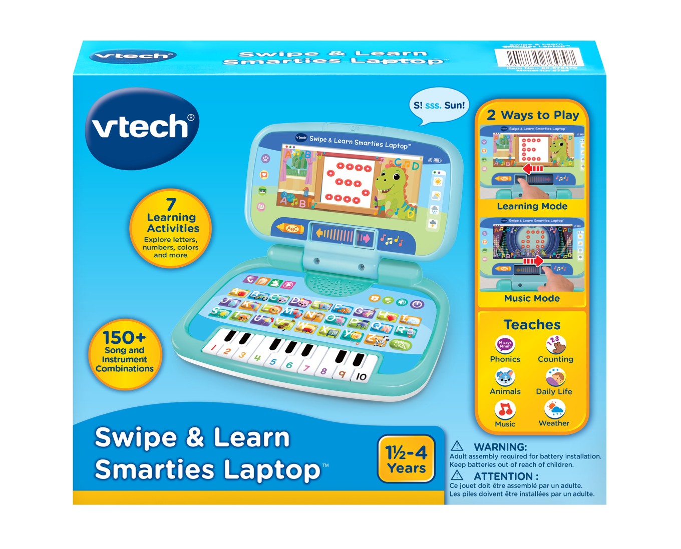 V-Tech Swipe & Learn Laptop – Motherswork