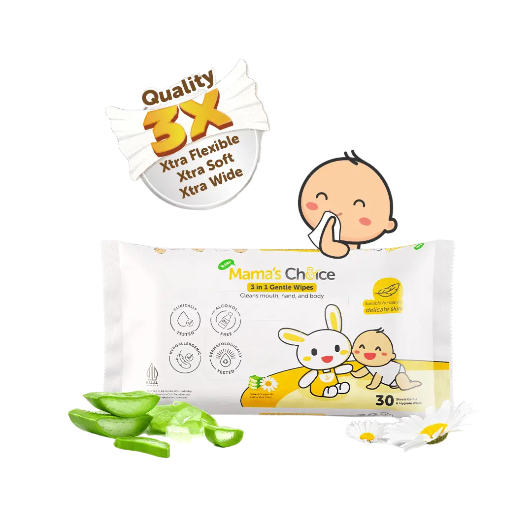 Mama’s Choice 3 in 1 Gentle Baby Wet Wipes