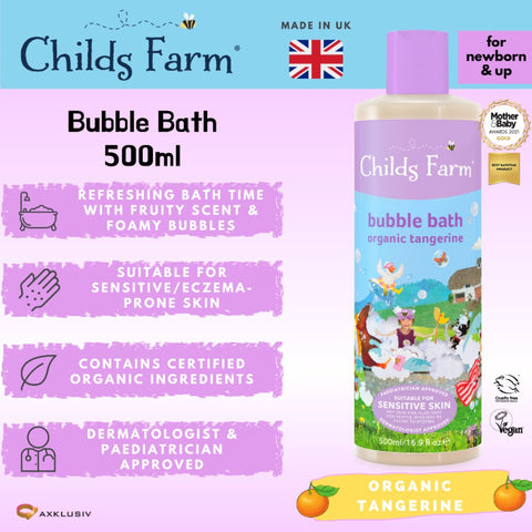Childs Farm Bubble Bath Organic Tangerine 500ML