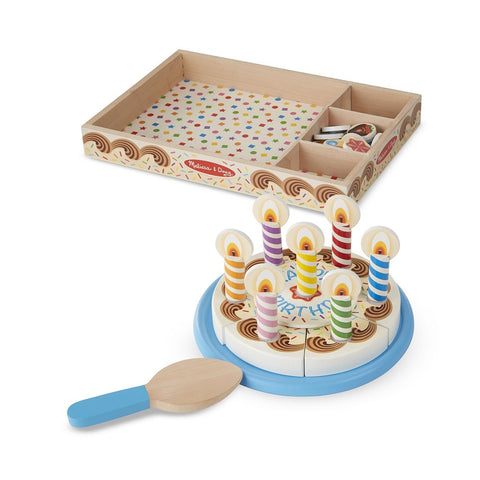 Melissa & Doug Birthday Party - Wooden Play Food 3 years+