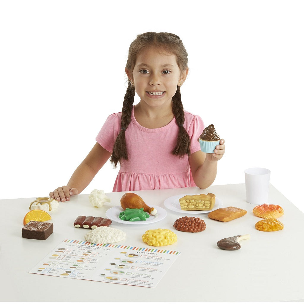 Melissa & Doug Combine and Dine Dinners - 17-piece set 3 years+