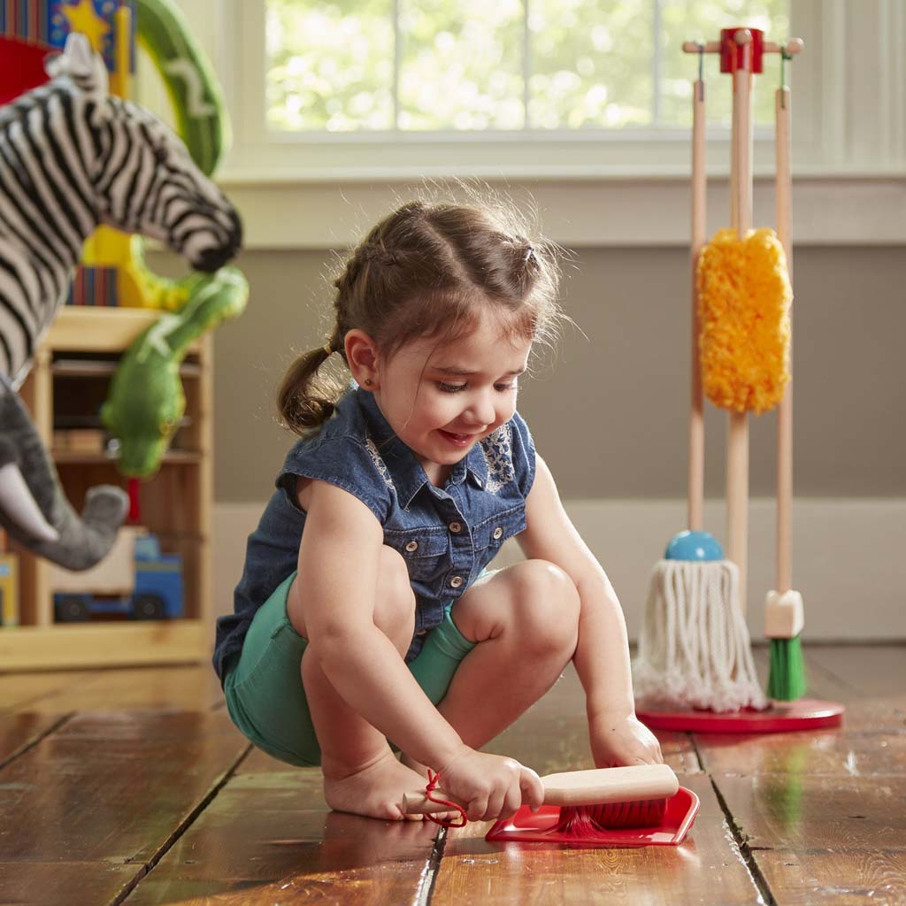 Melissa and Doug Play House - Dust, Sweep, Mop