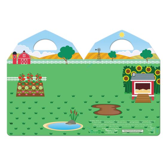 Melissa and Doug Puffy Sticker Playset - Farm