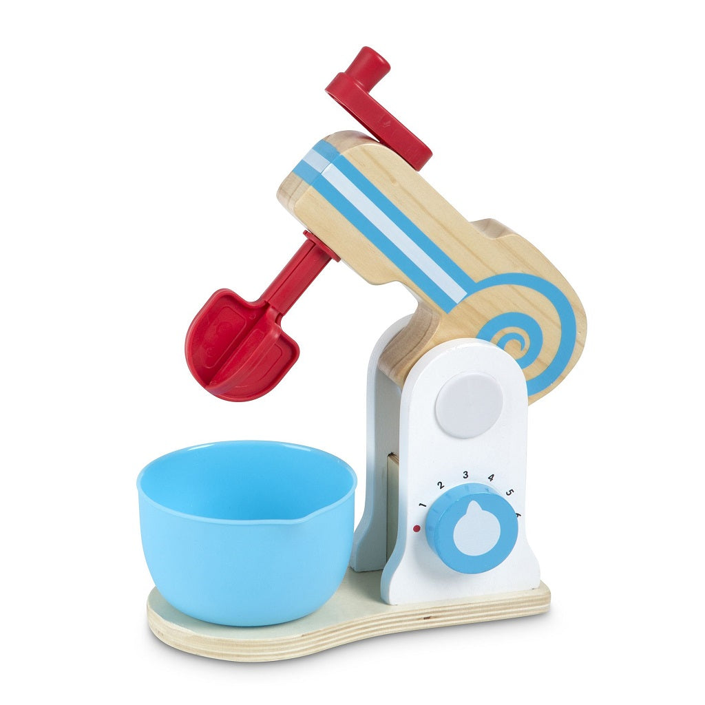 Melissa & Doug Wooden Make-a-Cake Mixer Set 3 years+