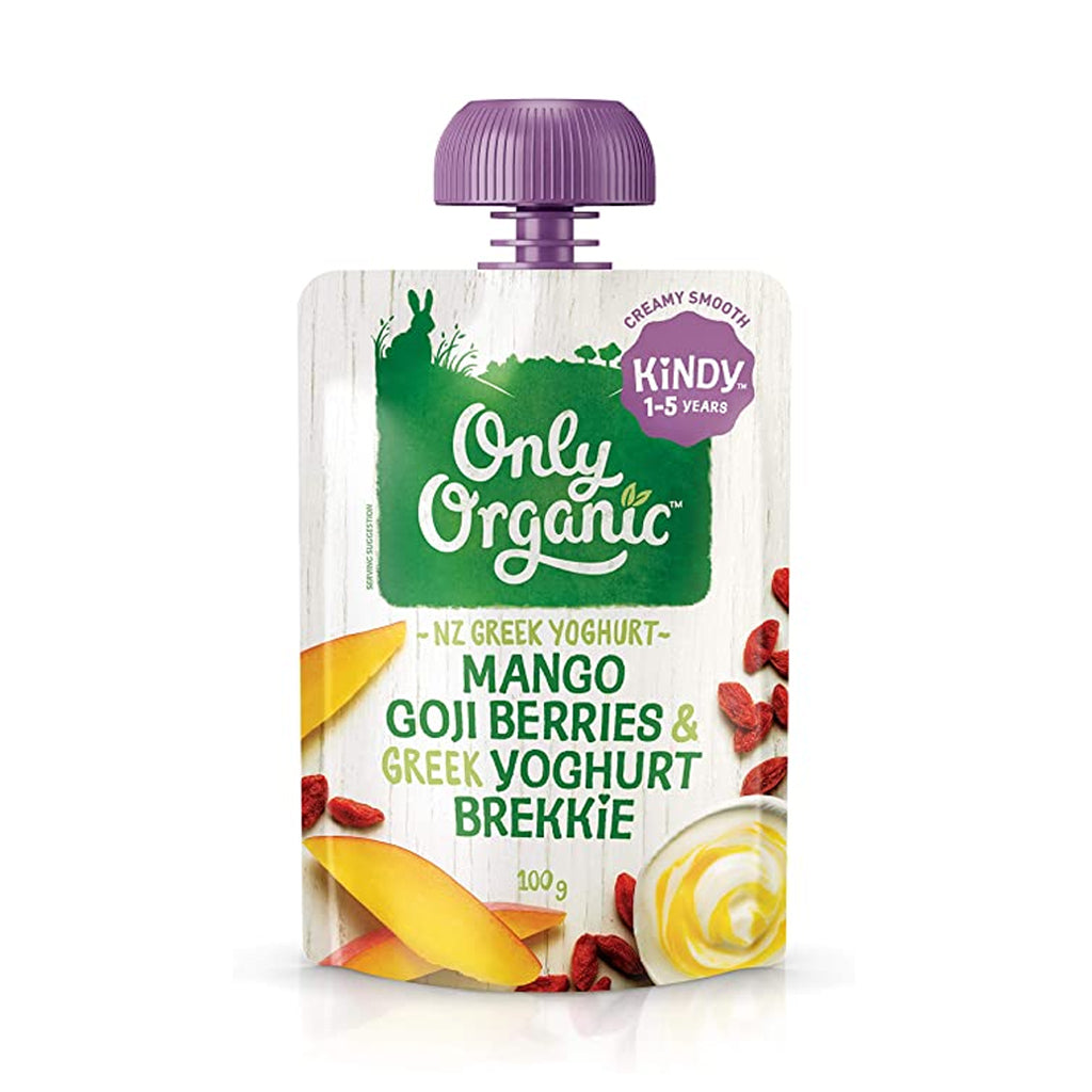Only Organic Mango, Goji Berries & Greek Yoghurt Brekkie Pouch