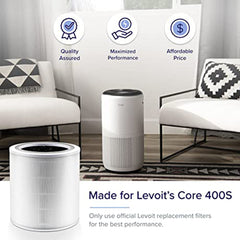 Levoit Core 400S True HEPA 3-Stage Original Replacement Filter