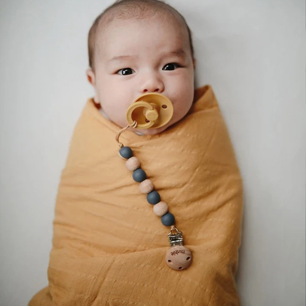 Mushie Swaddle Blanket Organic Cotton