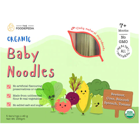 The Foodiepedia Organic Baby Noodle - Multi-Vege 200g