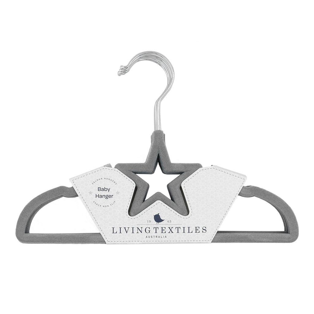 Living Textiles 6pk Baby Bow Hangers