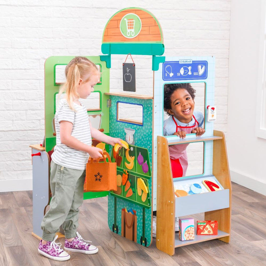 KidKraft Let’s Pretend Grocery Store Pop-Up