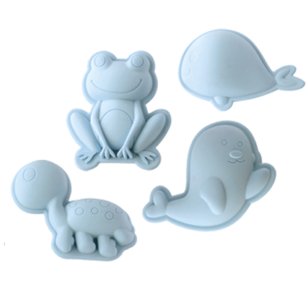 Scrunch Sand Moulds Frog Set