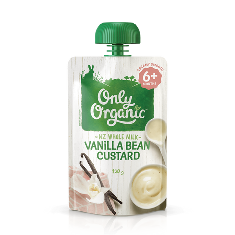 Only Organic Vanilla Bean Custard Dessert Pouch