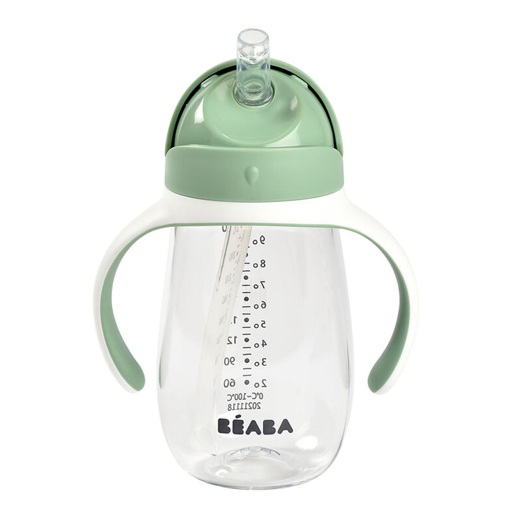 Beaba 2-in-1 Straw Cup 300ml - Sage Green