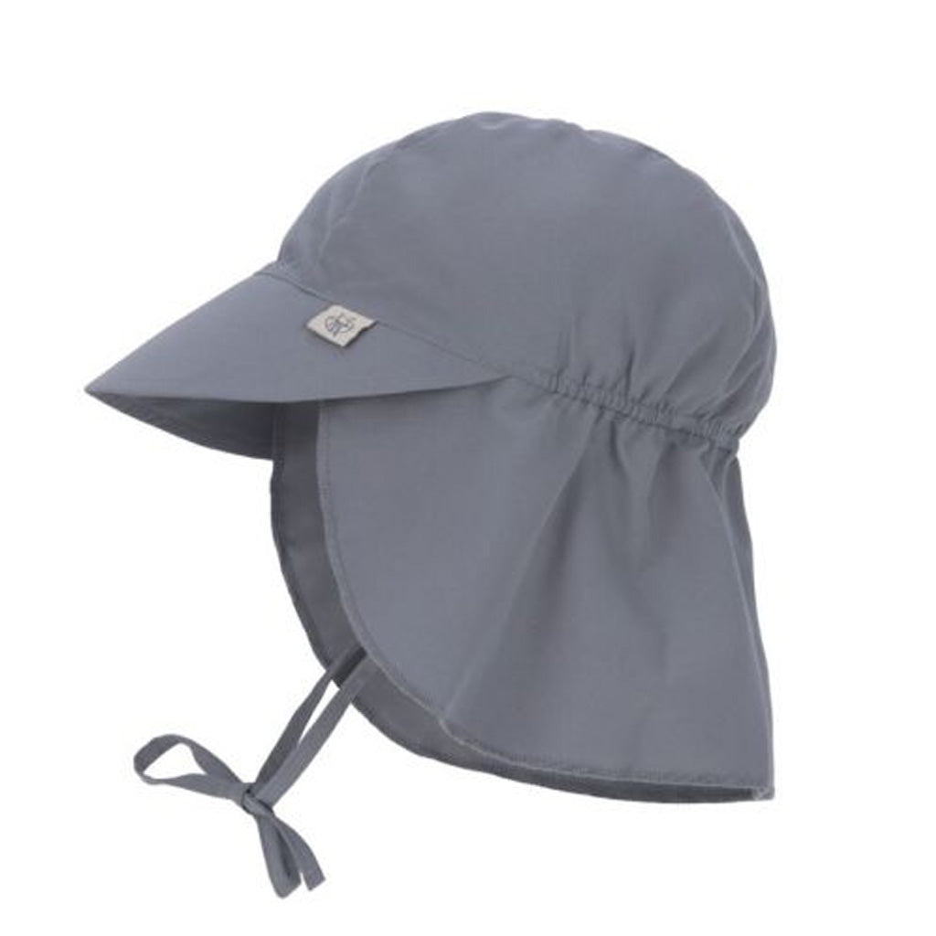 Lassig Sun Protection Flap Hat, Grey