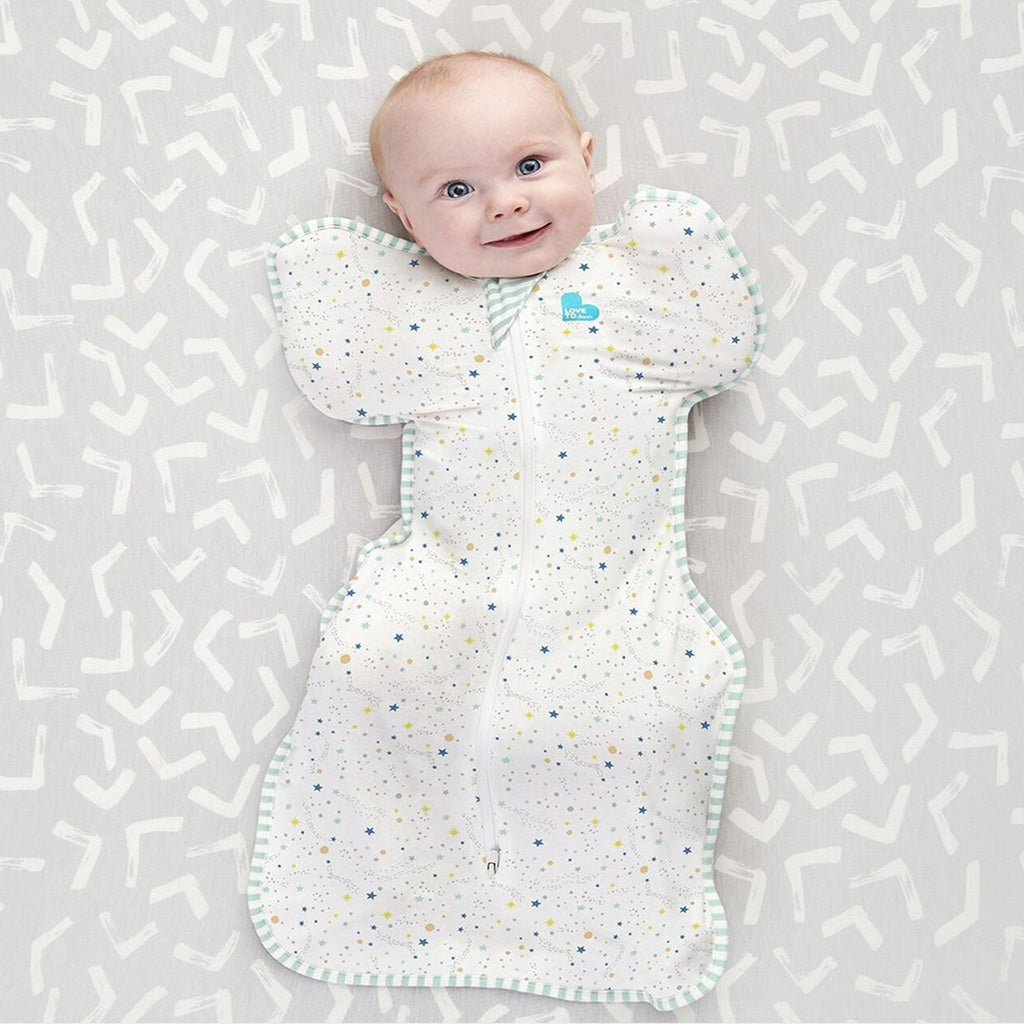 Love to Dream Swaddle UP Organic Lite - Cream Stardust