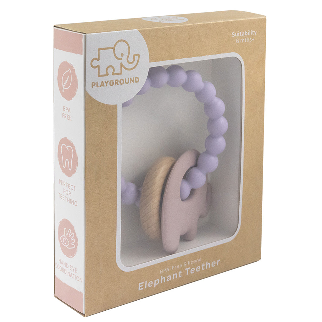 Playground Silicone Elephant Teether