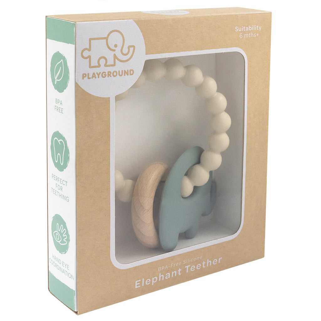 Playground Silicone Elephant Teether