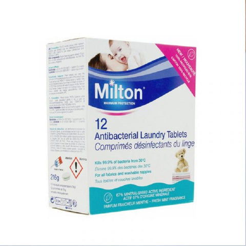 Milton Antibacterial Laundry Tablets 12s