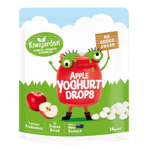 KiwiGarden Apple Yoghurt Drops 14g - No added sugar