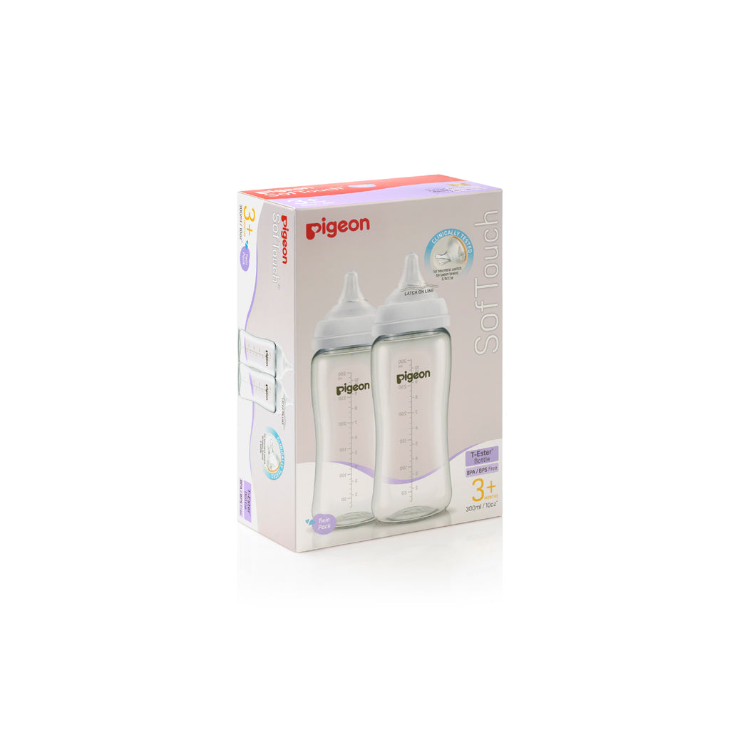 Pigeon SofTouch 3 T-Ester Nursing Bottle - Twin Pack