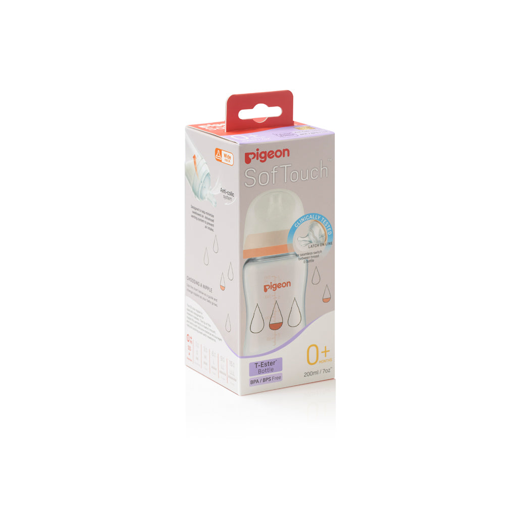 Pigeon SofTouch 3 T-Ester Nursing Bottle - Dewdrop